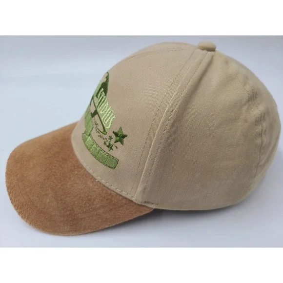 Vintage Universal Studios Strapback Adjustable (Fits Small) Hat Cap Beige Brown - Picture 5 of 13